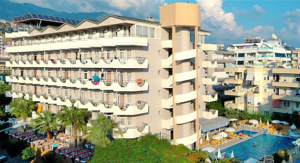 Hedef Kleopatra Golden Sun Hotell Alanya Exteriör bild